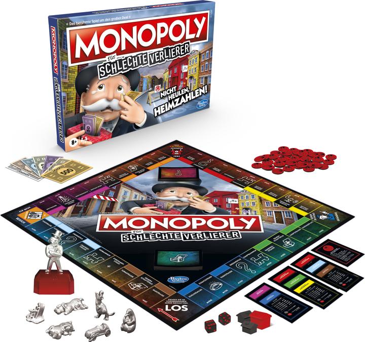 Actual product image Monopoly for bad losers (German)