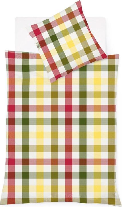 Produktbild Fleuresse gewebte Edelflanell Bettwäsche Lech Karo multicolor (Bettwäsche Set, 155x220 cm + 80x80 cm)