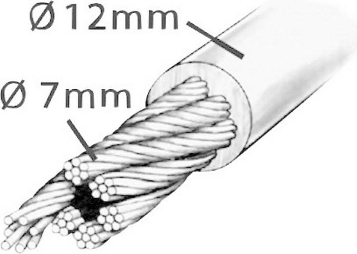 Image du produit Security Plus Câble-antivol K86 noir (120 cm)