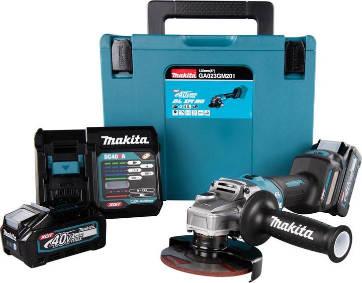 Image du produit Makita XGT GA023GM201 Meuleuse d'angle sans fil 40VMAX (125 mm)