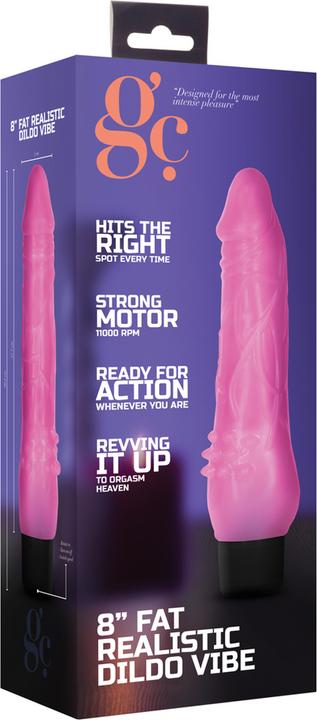 Produktbild Doc Johnson 8 Inch Fat Realistic Dildo Vibe