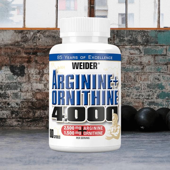 Actual product image Weider Arginine + Ornithine 4000 (180 Piece, Capsules, 157 g)