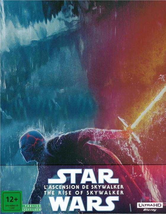 Actual product image Disney Star Wars: Episode 9 - The Rise of Skywalker (french) - 4K Blu Ray (+Steelbook) (4k Blu-ray, French)
