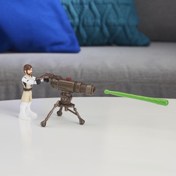 Actual product image Hasbro Mission Fleet Obi-Wan Kenobi Jedi Starfighter