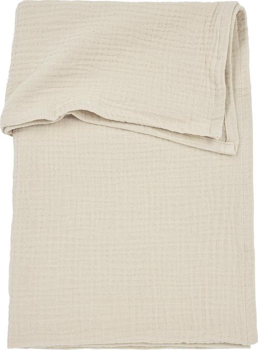Meyco Baby Uni kinderbettlaken - pre-washed musselin - soft sand - 100x150cm