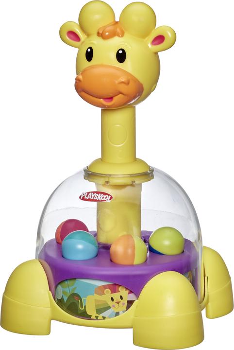 Actual product image Hasbro Playskool spinning top fun giraffe