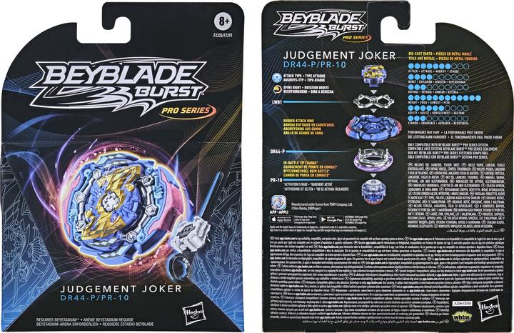 Produktbild Hasbro Beyblade Burst Pro Series Judgement Joker Starter Pack (Deutsch, Englisch, Französisch, Italienisch)