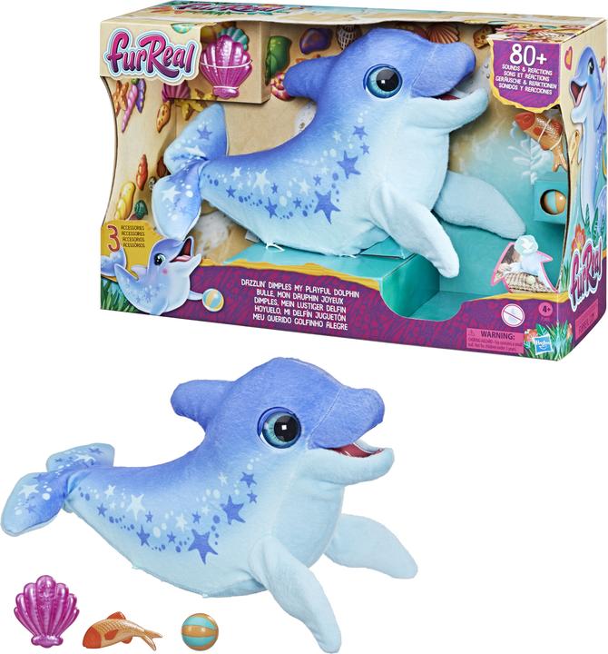 Actual product image FurReal Dimples, my funny dolphin (35.60 cm)