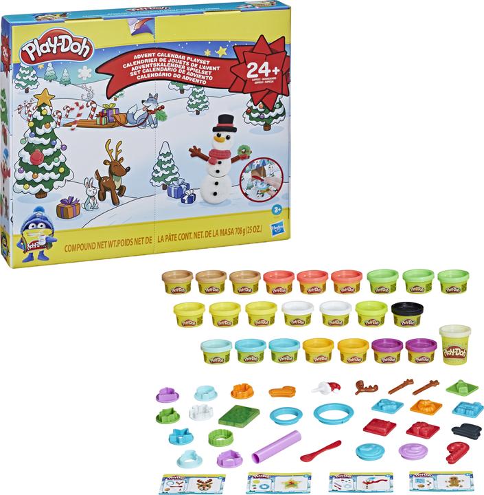 Actual product image Play-Doh Advent calendar 2023