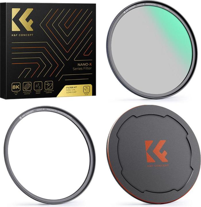 Produktbild K&F Concept Magnetic CPL Filter Nano X 72mm (KF-1706) (72 mm)