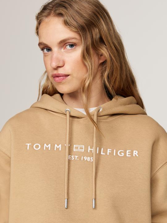 Actual product image Tommy Hilfiger Hoodie Dames Regular Fit - Beige - Maat L (L)