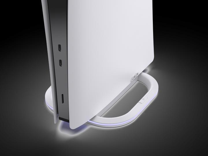 Honcam PS5, PS5 Slim, PS5 Pro Vertikaler Standfuss mit LED (PS5, PS5 Digital Edition)