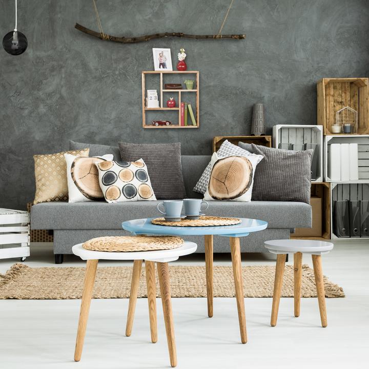 Actual product image Relaxdays Walnut (50 x 15 x 50 cm)