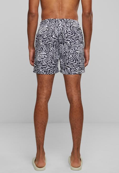 Actual product image Urban Classics Pattern Swim Shorts (S)