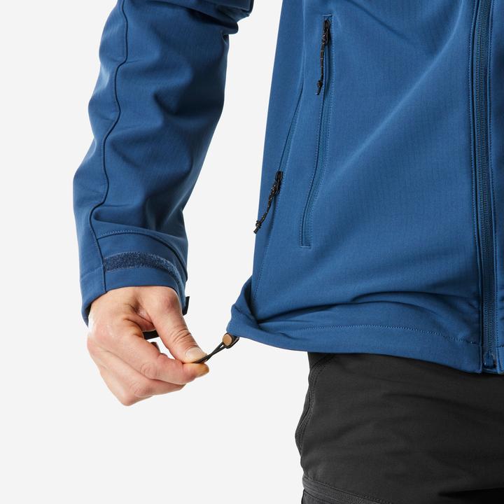 Actual product image Forclaz Men's softshell jacket - MT500 Windwarm blue (L)