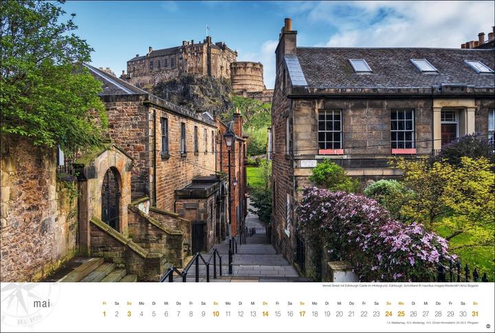 Actual product image Schottland Globetrotter Kalender 2026 - Von wilden Küsten, Seen und Bergen (Hardcover, German)