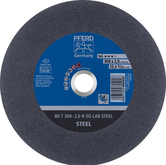Produktbild Pferd Trennscheibe LABOR 80 T 300-2.0 A 46 H SG-LAB/32.0 VPE: 20