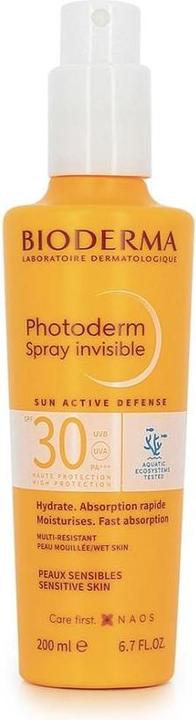 Bioderma Sonnenspray Photoderm Spray Invisible SPF30 - 200 ml (Sonnenspray, SPF 30, 200 ml)