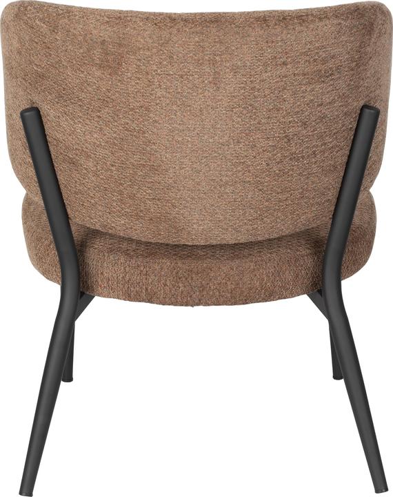 Actual product image Zuiver Sanne Lounge Chair Orange Grey