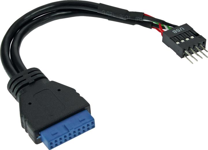 InLine Adapter intern USB 3.0 zu intern USB 2.0 - 15 cm (0.15 m, USB 2.0)