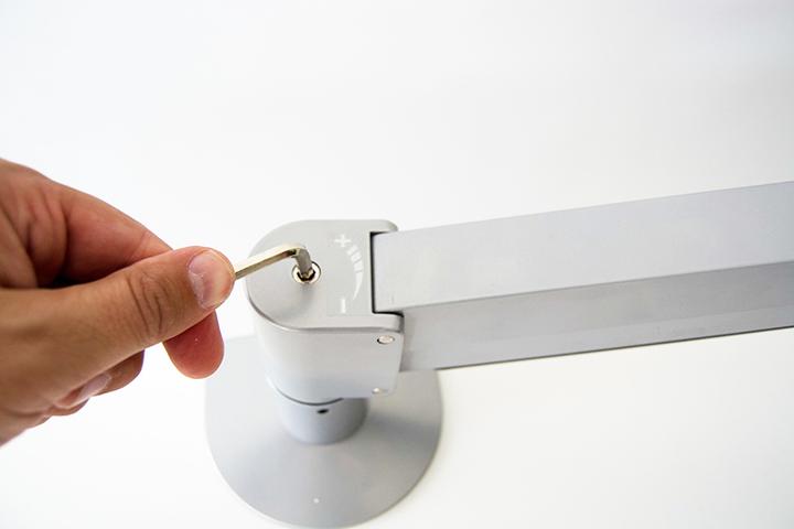 Image du produit Kenson Monitor Arm med gaspatron (sølv) (Tables, 32")