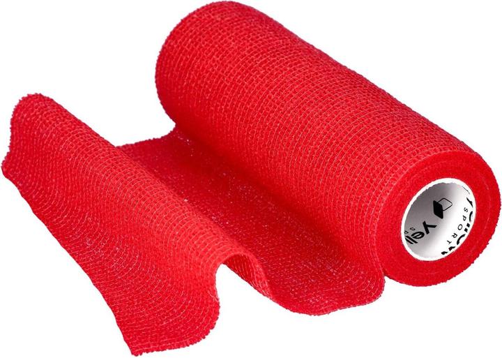 Actual product image Yellow Kohäsive Fixierbinden 5cmx4.5m, rot