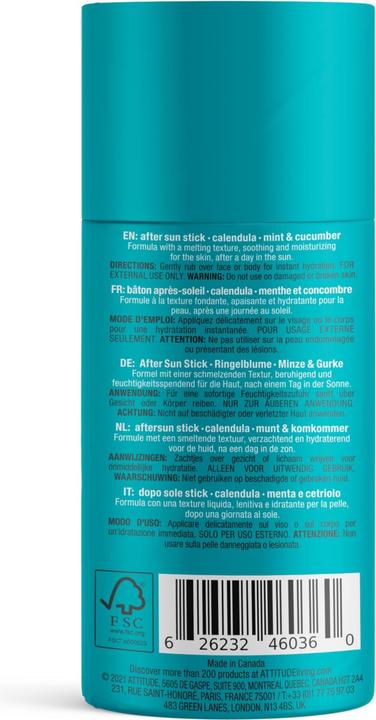 Produktbild Attitude After Sun (After Sun Gel)