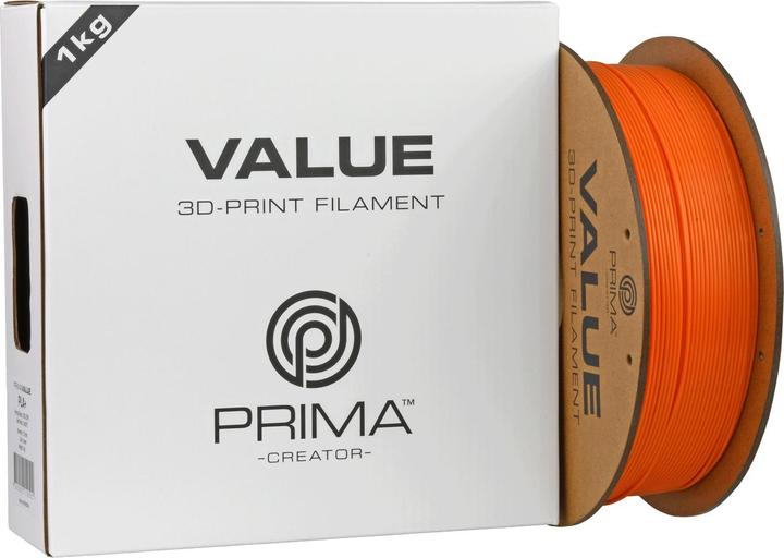 Actual product image Prima Creator PrimaValue PLA+ (PLA, 1.75 mm, 1320 g, Orange)