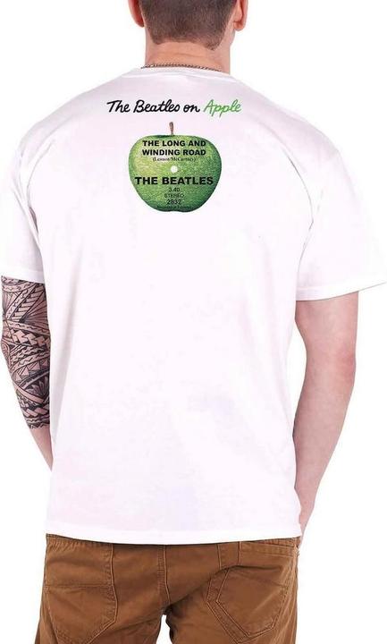 Actual product image Unisex Adult Long & Winding Road Back Print T-Shirt (XL)