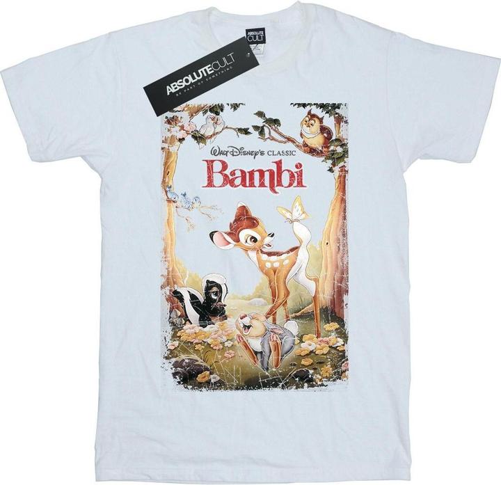 Disney Bambi Retro Poster TShirt Mädchen