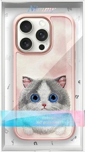 Immagine prodotto Nimmy case iPhone 16 Pro Max 6.9" pink Big Eyed Pet 2.0 Cat (Apple iPhone 16 Pro Max)