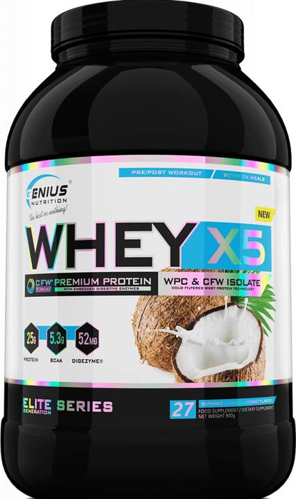 Image du produit Genius Nutrition Whey-X5 (Choco Coconut, 1 pcs, 900 g)