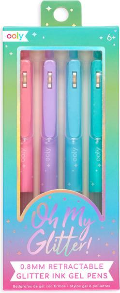 Ooly Gelstifte BRKAT Oh My Glitter! 4 Farben (multicolour, 4 x)