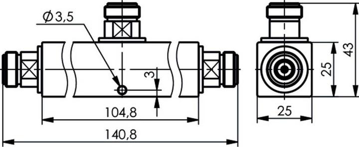 Immagine prodotto Telegärtner J01029A0027 N Sdoppiatore di potenza 1 pz.