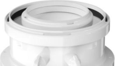 Image du produit Bosch Home & Garden aftraeksadapter DN60/100 til kedel (adaptateur de tuyau)