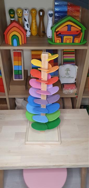Produktbild Activity Board Murmelbaum, Kugelbahn, Klangbaum, Babygeburtstagsgeschenk, Singender Baum, Lernspielzeug für