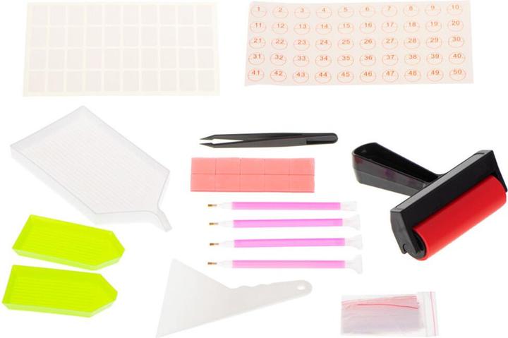 Produktbild Ikonka Diamond Painting Stickerei Zubehör Set