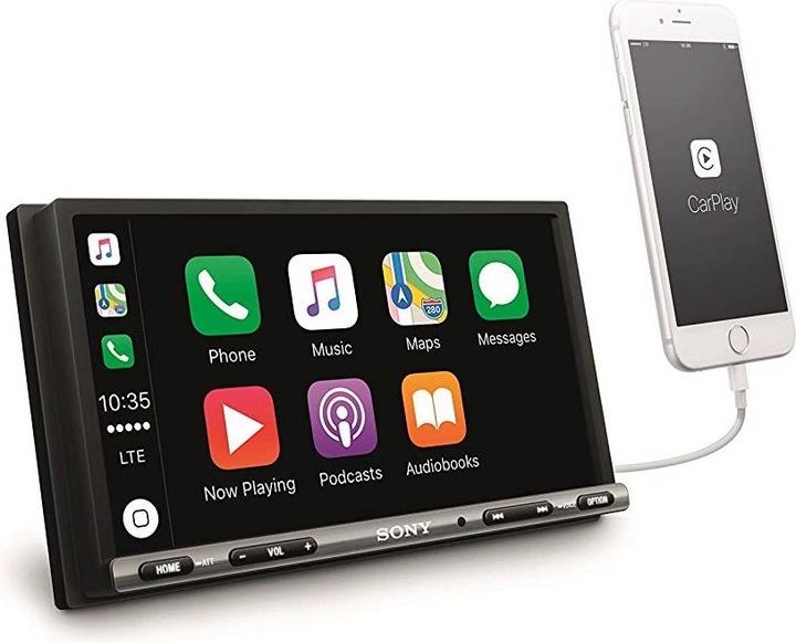 Actual product image Sony moniceiver (Android car, Apple Carplay)