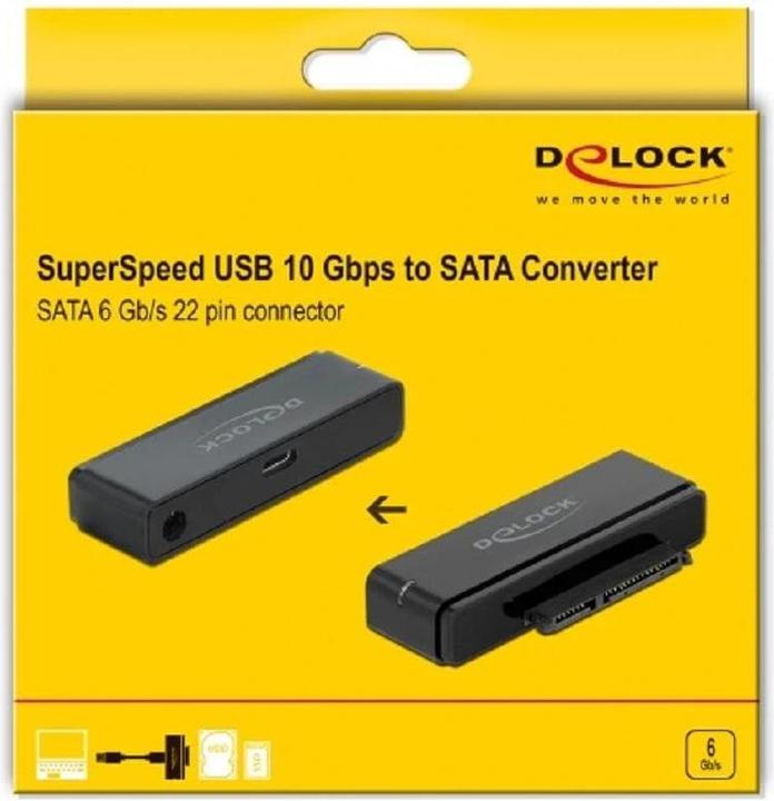 Produktbild Delock USB Type-C™ 3.2 Gen 2 zu SATA Konverter