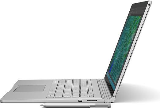 Produktbild Microsoft Surface Book - Tablet - mit Tastatur-Dock - Core i7 6600U / 2.6 GHz - Win 10 Pro (13.50", Intel Core i7-6600U, 16 GB, 512 GB)