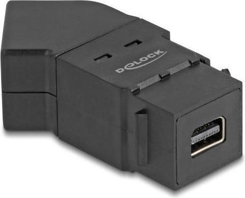 Actual product image Delock 67154 - Keystone module Mini DisplayPort female to DisplayPort female 45 gew (4.90 cm)