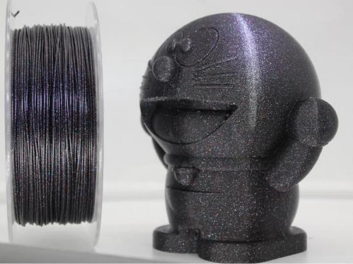 Immagine prodotto Gembird Filamento, PLA 'Three galaxy/' nero 1,75 mm, 1 kg 3DP-PLA-MX3-01-GBK (PLA, 1.75 mm, 1320 g, Nero)
