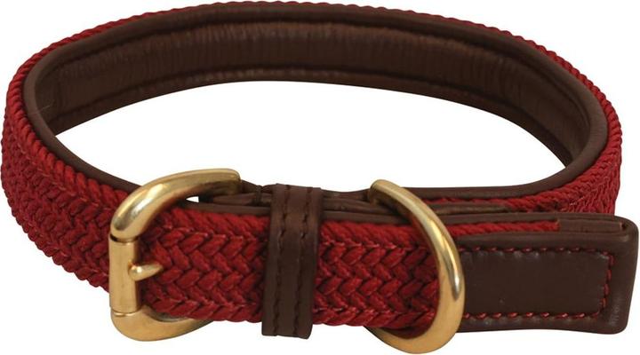 Produktbild Benji & Flo Hundehalsband Verflechten Mit Leder gefüttert (M, Hund, Allgemein)