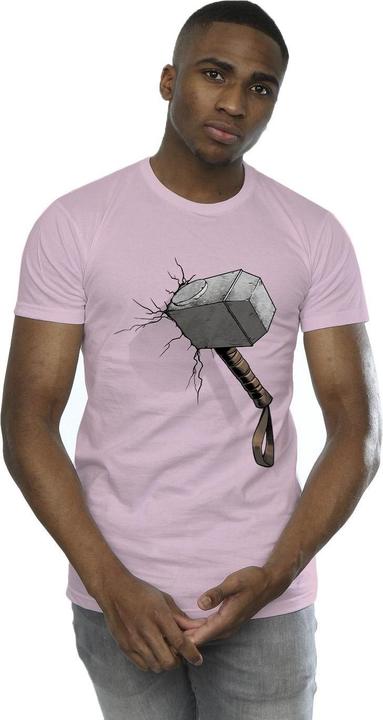 Immagine prodotto Marvel Thor Hammer Crack Maglietta Uomo (L)