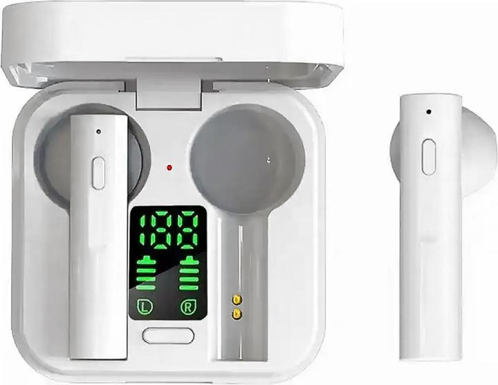 Produktbild Denver TWS-62 TW BT Earbuds m. Solarpanel weiá (6 h, Kabellos)
