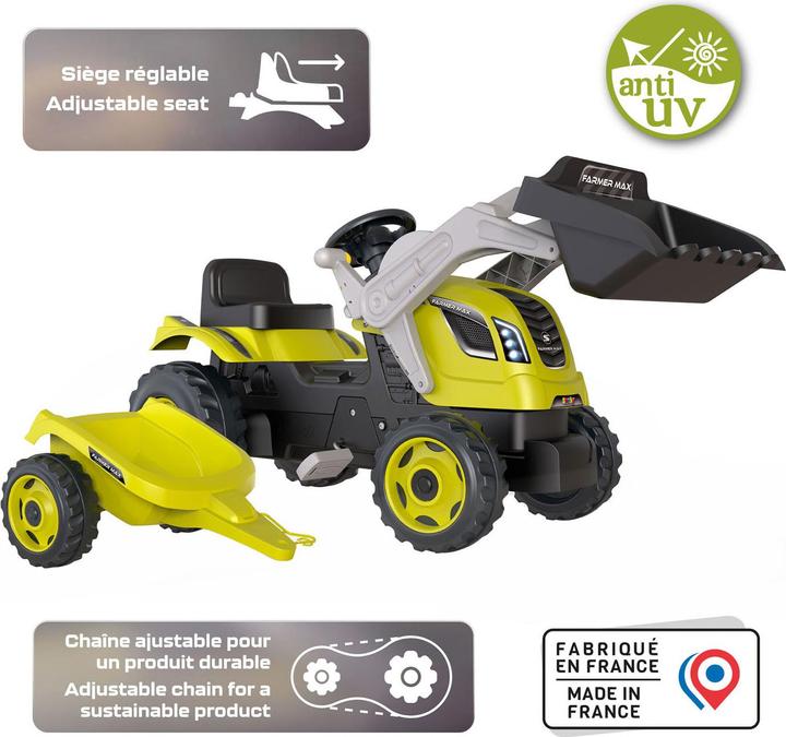 Immagine prodotto Smoby Farmer Max + Trailer