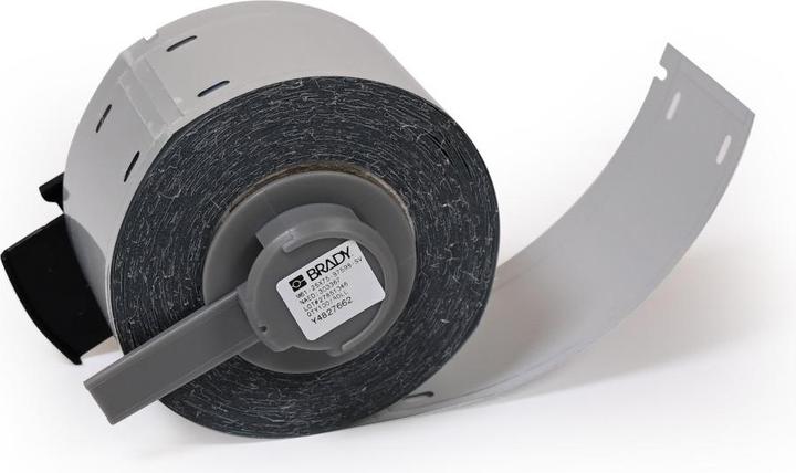 Image du produit Brady M6-25x75-B7598-SV, Étiquette de câble, polyester, argent, brillant, 25.00 x 75.00 mm, non adhésivée