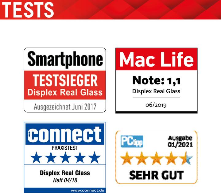 Produktbild Displex Real Glass, 2D Panzerglas + Handyhülle (1 Stück, Apple iPhone 13 Pro Max)