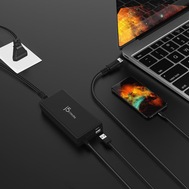 Actual product image j5Create JUP2290C Super Charger (100 W)