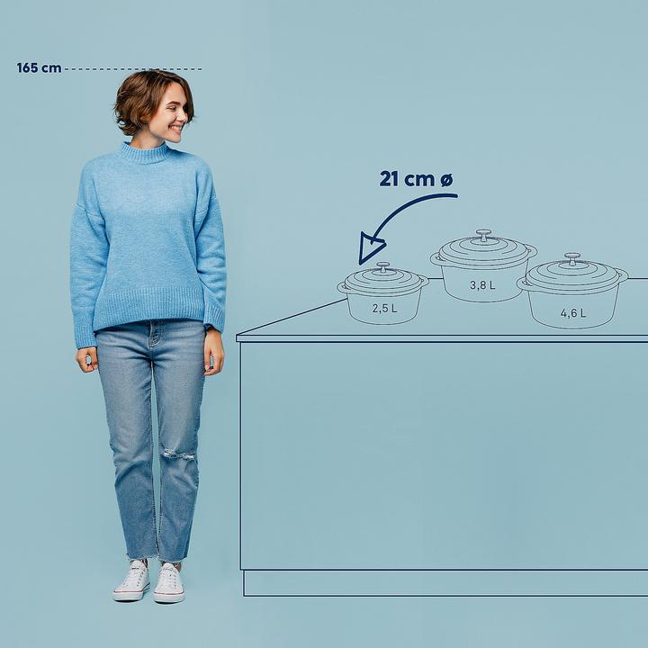 Produktbild Kela Calido (21 cm, Bräter + Schmortopf, Aluminiumguss)